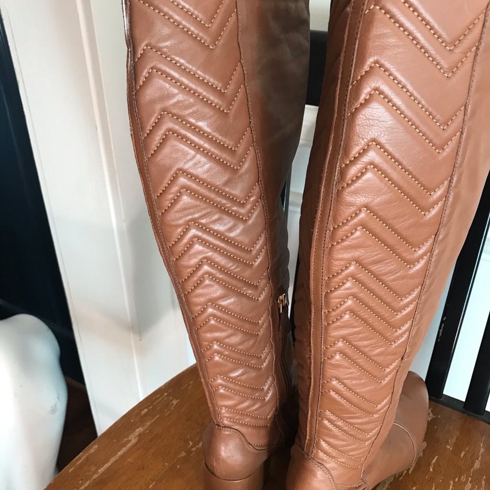 Anthropologie Rich textured Over the knee boot